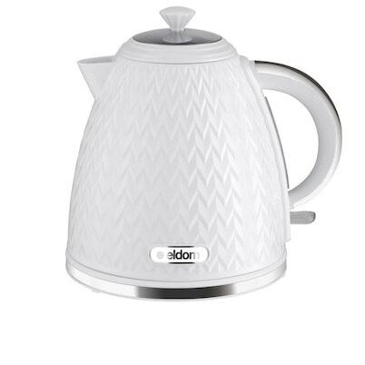Eldom Fierbator electric, Eldom, Baza rotativa, 1.7 L, 2000 W, Alb
