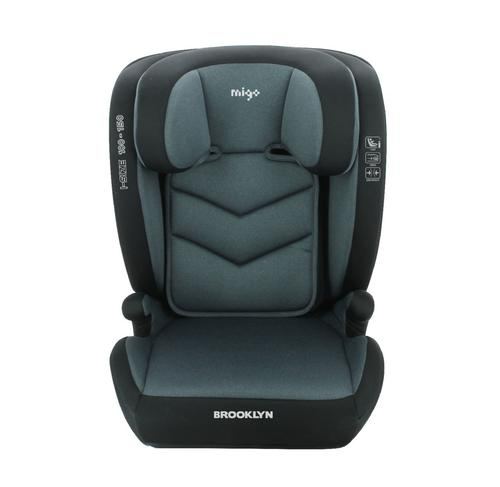 Scaun auto Migo Brooklyn i-Size, 100 - 150 cm, 15 - 40 kg, 3 - 12 ani, sistem Isofix, Gri