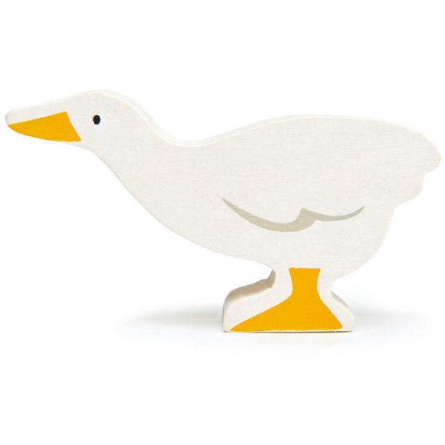 Tender&nbsp;Leaf Figurina Gasca, din lemn premium - Goose - Tender Leaf Toys