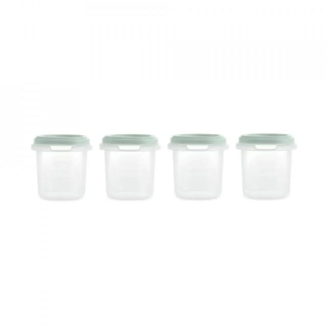 Set 4 recipiente gradate Miniland Mint 200 ml