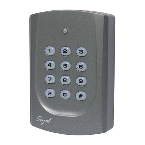 Cititor de proximitate cu tastatura Soyal AR-721 HBR 1N21, 1024 cartele, 1200 evenimente