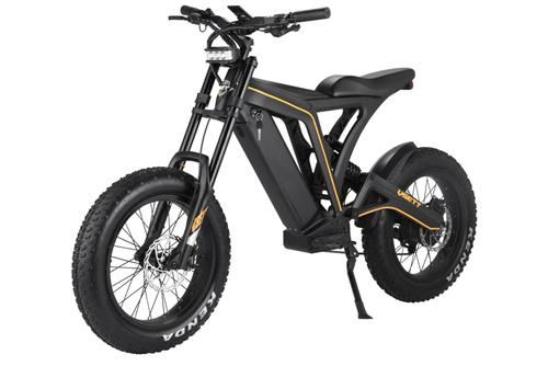 Scuter electric VSETT Eagle, Motor 750W, Viteza maxima 40km/h, autonomie 80km, baterie 48V/20Ah, roti 20inch, franare pe disc (Negru)
