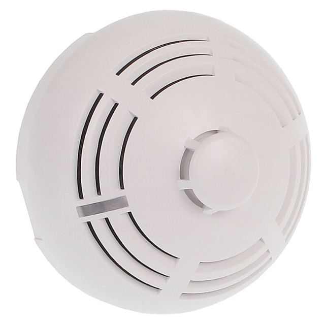Detector de fum si temperatura wireless cu sirena Satel ASD-110, RF 500 m, tamper, autonomie 2 ani