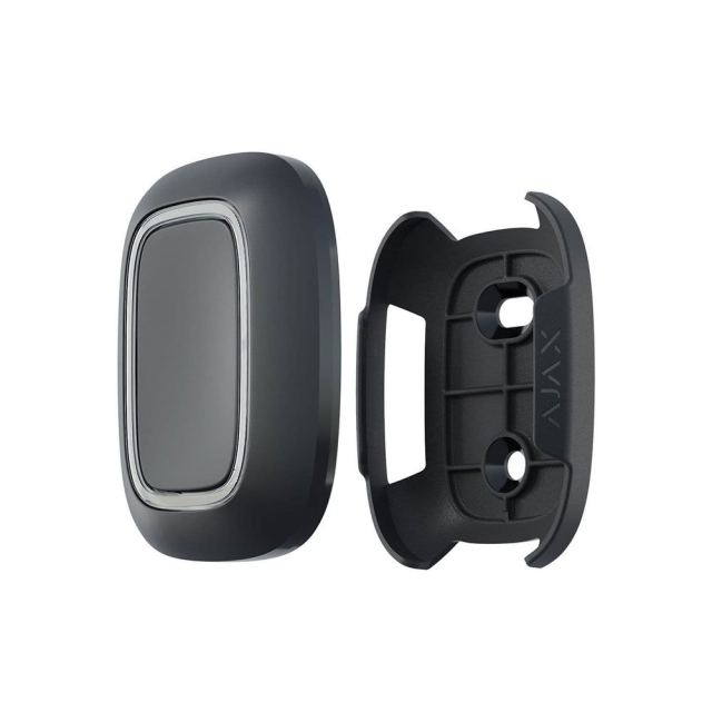 Suport pentru buton de panica simplu/dublu AJAX BUTTONHOLDER, negru