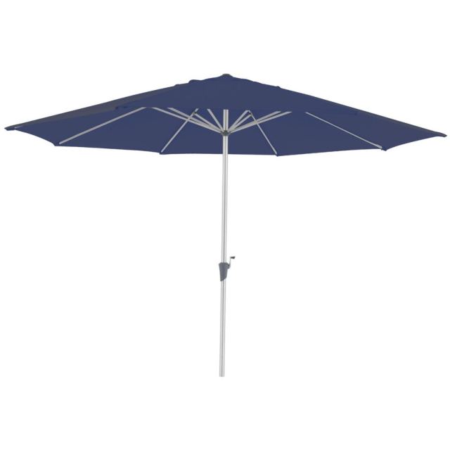Naterial Umbrela terasa, aluminiu/poliester, Ø 394 cm, H 285 cm, Albastru