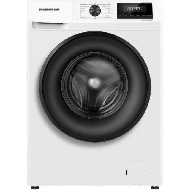HEINNER Masina de spalat rufe Slim Heinner HWM-H7014IVSMC+++, 7 kg, 1400 rpm, Clasa C, Motor inverter, Display digital, Blocare acces copii, Alb