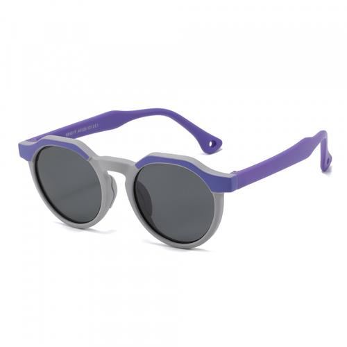 Ochelari De Soare Copii Techsuit 601, Polarizati, Protectie UV, Mov/Gri