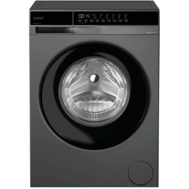 CANDY Masina de spalat rufe Slim Candy, ProActive Wash, Fresh Vapor, Tambur delicat, Antibacterian, Clean Shield, AI Silent, Start intarziat, 7kg, 1200rpm, Clasa A, Gri Inchis