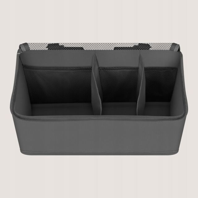Organizator multifunctional Lionelo Sidepocket M Gri, 3 compartimente, universal, 43x15x23 cm