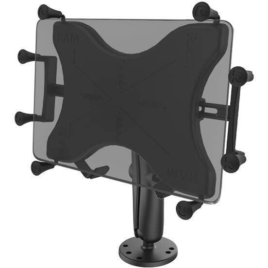 RAM&nbsp;MOUNTS RAM® X-Grip® Drill-Down Suport dublu cu bila pentru tablete de 9-11