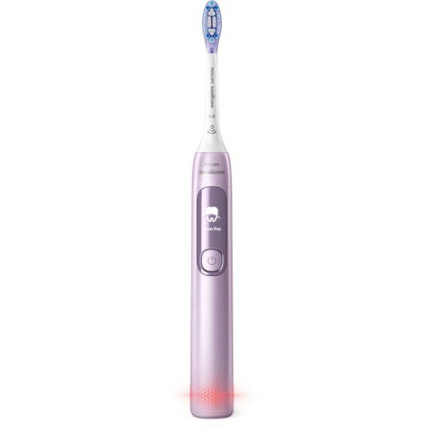 Philips Periuta de dinti electrica Philips Sonicare Advanced Clean Special Edition HX3792/12, Senzor presiune, 5 moduri, QuadPacer, SmartTimer, Ecran inteligent, Autonomie 14 zile, Roz metalic