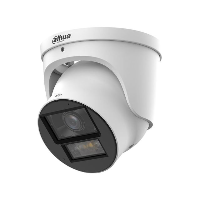 Camera supraveghere IP Dome Dahua WizMind IPC-HDW5659H-ASE-PV-PRO, 6 MP, 3.6 mm, IR 60 m, lumina alba 50 m, slot card, microfon dual si difuzor, alarma audio si vizuala, WizColor, SMD 4.0, detectie miscare, detectie faciala, PoE+, ePoe
