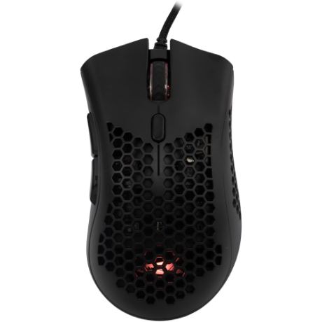 Baracuda Mouse Gaming Barracuda BGM-031 Coral, cu Fir ,12800DPI, RGB, Negru