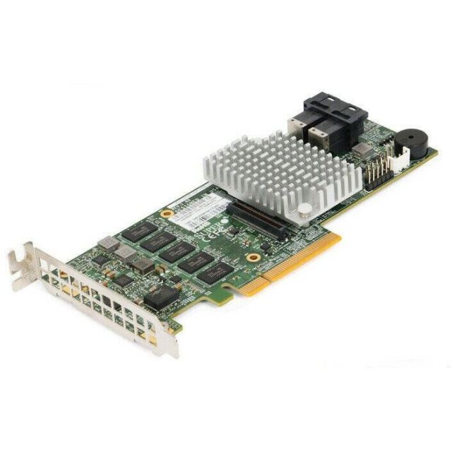 SUPERMICRO Supermicro AOC-S3108L-H8iR-16DD 8 ports (Int), 12Gbs (SAS3), 2GB DDR3 Cache, RAID 0, 1, 5, 6, 10, 50, 60 - Low Profile