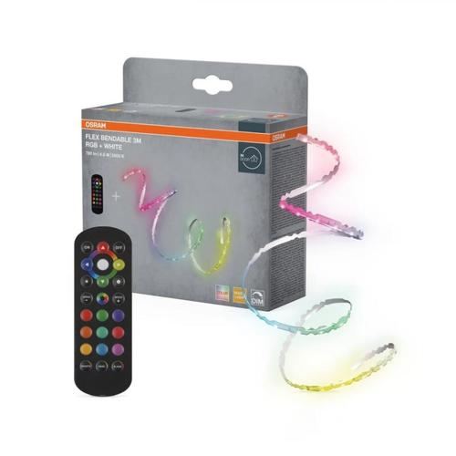 Banda LED Osram 000004099854448690 Flexibil 3m RGB cu Telecomanda 6.5W 220-240V 780lm Lumina Alba si Color (3000K) Dimabila IP20