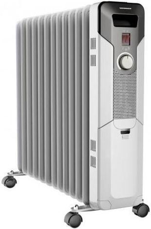 Calorifer electric cu ulei Heinner HOH-Y13S, 2500W, 13 elementi, 3 trepte (Alb)