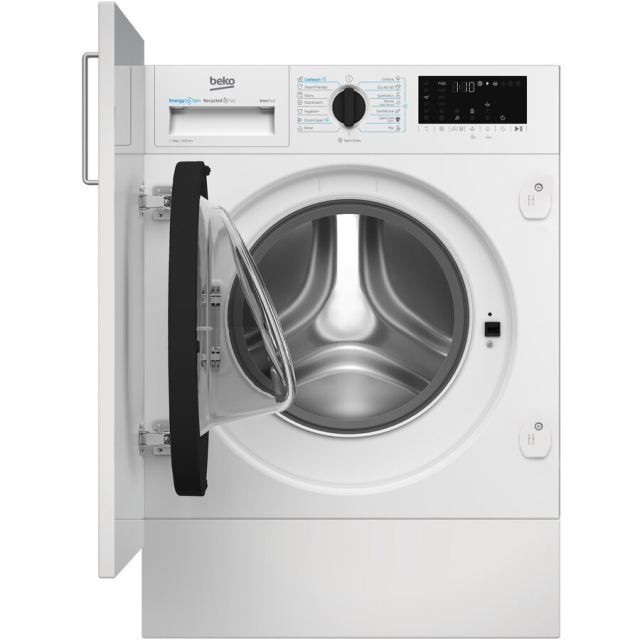 Beko Masina de spalat rufe incorporabila BEKO B3WBT681415W, EnergySpin, SteamCure , 1400rpm, 8 kg, Clasa A, Alb