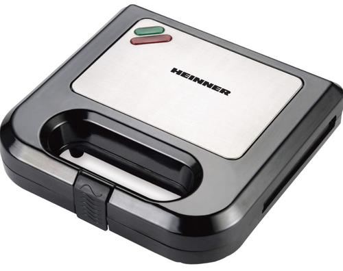 Sandwich maker Heinner SM-K750BKS, 750 W, 2 Sandwich-uri (Negru/Inox)