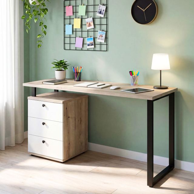 Birou copii STUDIO 120cm cu 3 sertare