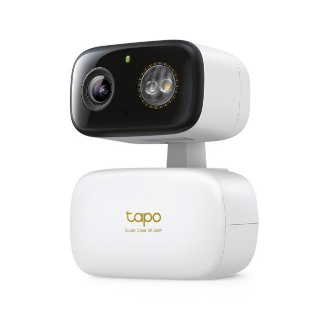 Camera supraveghere wireless IP WiFi PT TP-Link Full Color TAPO C236, 5 MP, 4 mm, IR 20 m, slot card, microfon si difuzor, night vision, detectie smart, 360 grade, auto tracking, interior/exterior, vizualizare de pe telefon