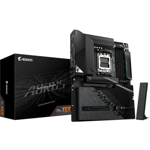 Gigabyte Placa de baza Gigabyte X870 AORUS STEALTH, AMD X870, Socket AM5, ATX