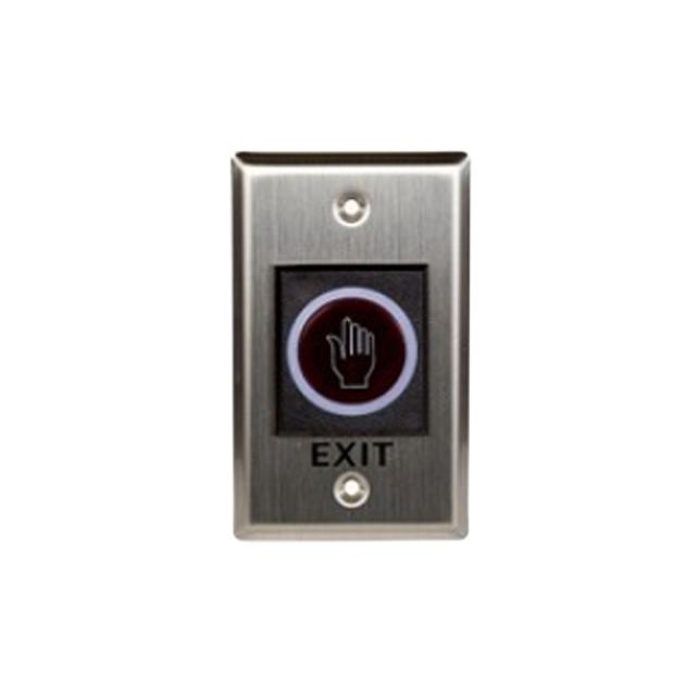 Buton cerere iesire touchless ZKTeco ACC-ECO-PUSH-TLEB102, NO/NC/COM, indicator LED, ingropat