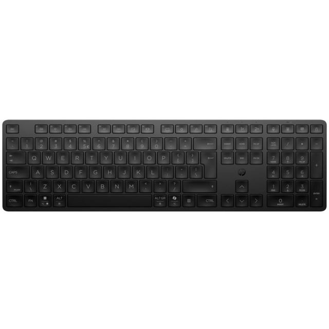 HP Tastatura Wireless HP 490K MultiDevice Dual Mode, Taste silentioase, 22 taste programabile, Negru