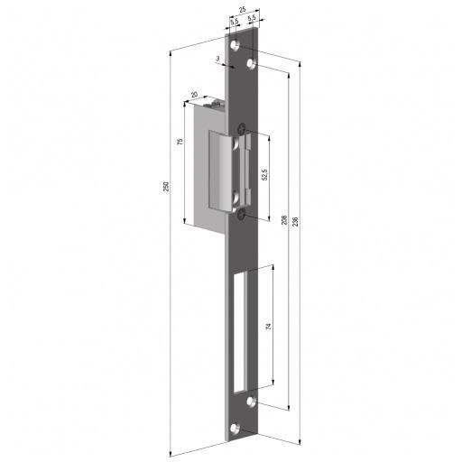 ASSA&nbsp;ABLOY Electromagnet Fail Lock Yale 12vcc, LR