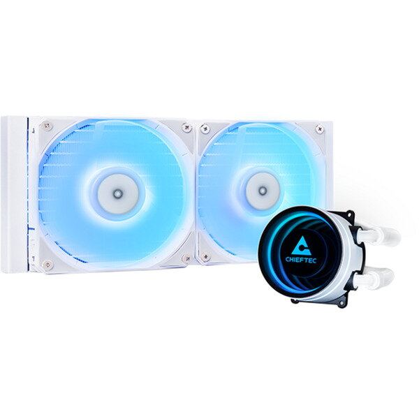 Chieftec Cooler procesor Chieftec Iceberg 240, ARGB LED, 2 x 120 mm, White