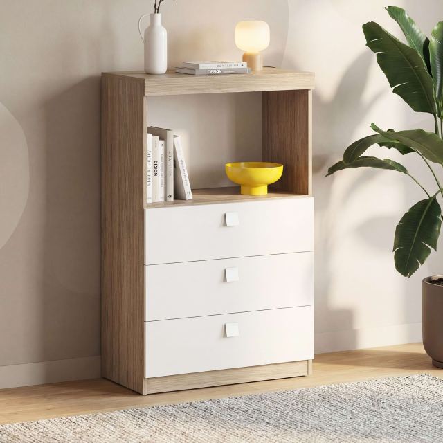 Comoda inalta LINEA, 3 sertare