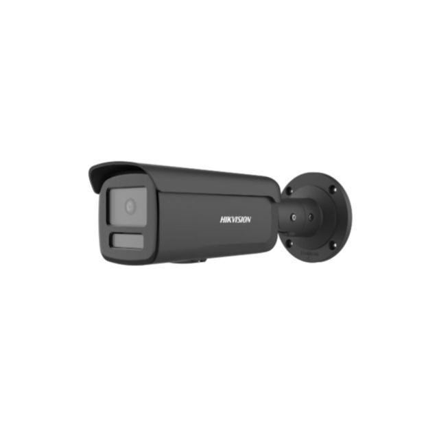 Camera supraveghere exterior IP Hikvision AcuSense DS-2CD2T86G2H-4I(4MM)(EF)/BK, 8 MP, 4 mm, IR 80 m, slot card, PoE, neagra