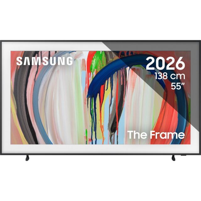 Samsung Televizor Samsung QLED The Frame 55LS03H, 138 cm, Smart, 4K Ultra HD, Clasa F, Negru