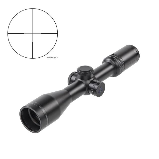 Luneta de arma pentru vanatoare Delta Titanium HD 1.5-9x45, reticul 4AS (Mil) iluminat