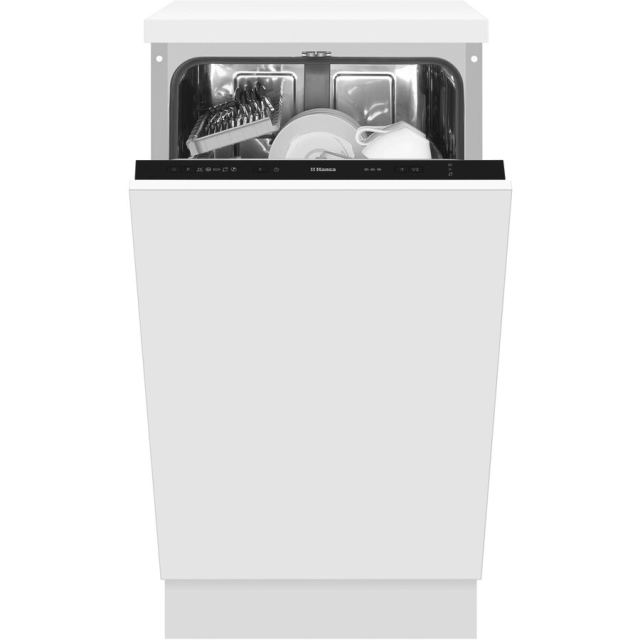 hansa Masina de spalat vase incorporabila Hansa ZIM435H, 9 seturi, 5 programe, Clasa E, HalfLoad, Pornire programabila, 45 cm