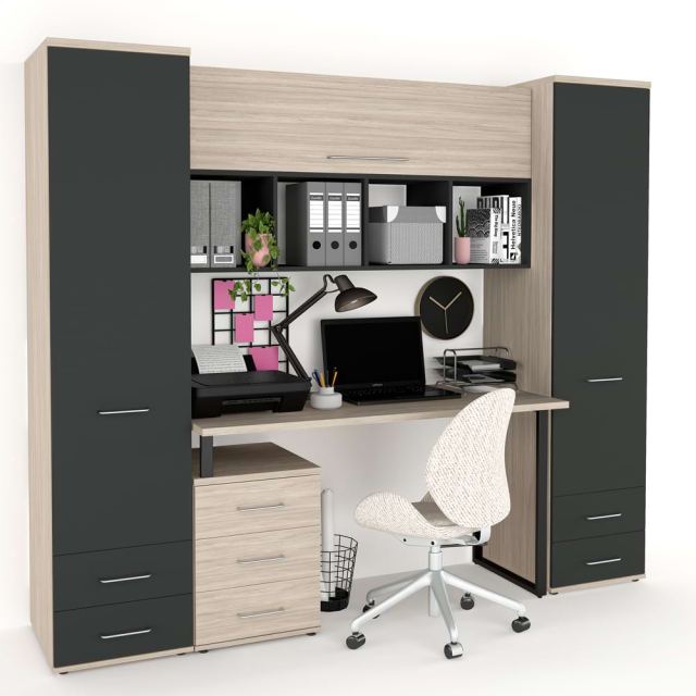 Birou cu biblioteca STUDIO 7