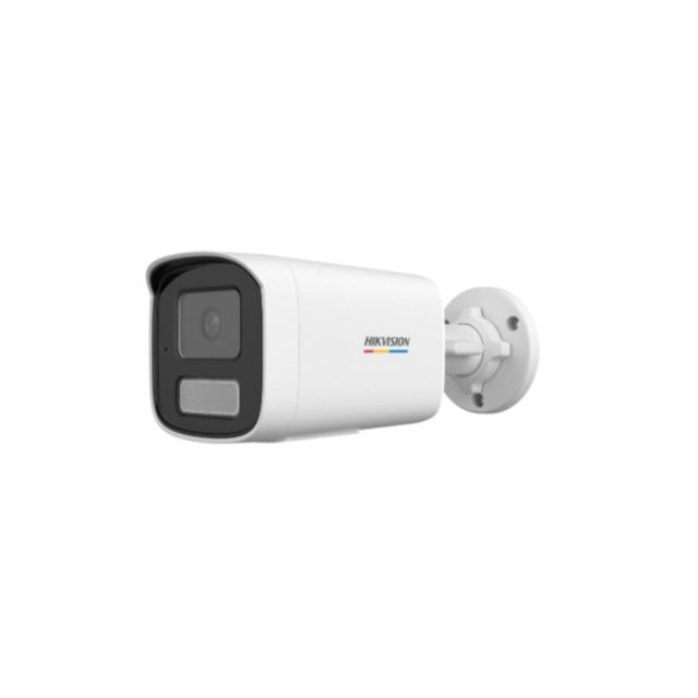 Camera supraveghere exterior cu iluminare duala IP Hikvision ColorVu DS-2CD1T27G2H-LIU(2.8MM), 2 MP, 2.8 mm, IR/lumina alba 50 m, microfon, PoE