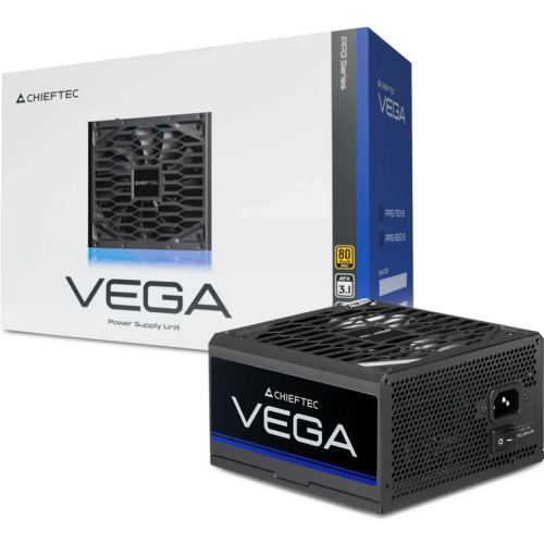 Chieftec Sursa alimentare Chieftec PPG-850-S VEGA, 850 W, ATX 3.1, 80 Plus Gold, Negru