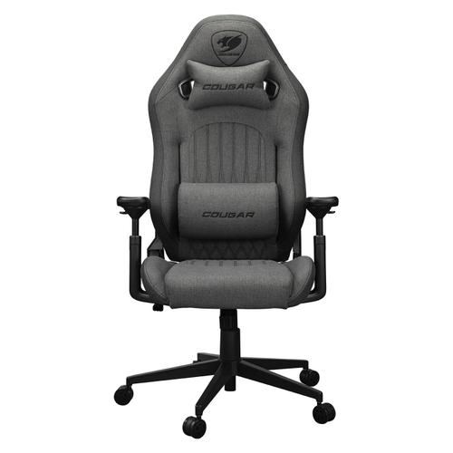 Scaun Gaming COUGAR Gaming Explore Royal Gray F, Cotiere cu hiperrotatie 3D, Perna lombara (Gri)
