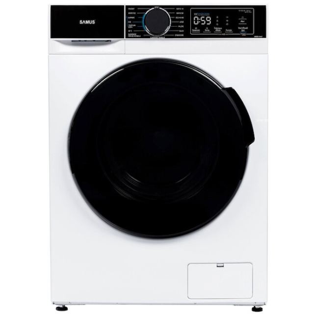 Samus Masina de spalat rufe Samus WSADI-9147, Capacitate 9 kg, 15 programe, Motor Inverter, 1400 rotatii/min, Clasa energetica A-10%, Alb