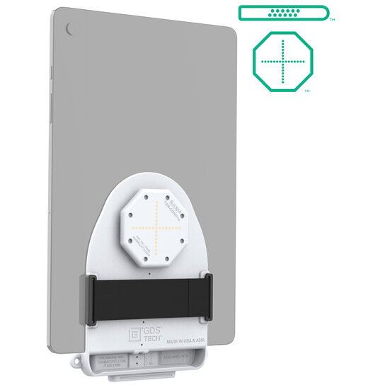RAM&nbsp;MOUNTS GDS® Tab-Conn™ pentru tablete fara carcasa (forma D si tampoane spate) - Gri