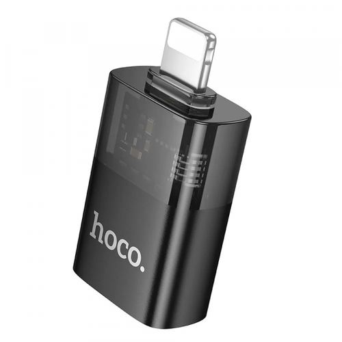 Adaptor OTG Lightning - USB-A HOCO UA36, Negru
