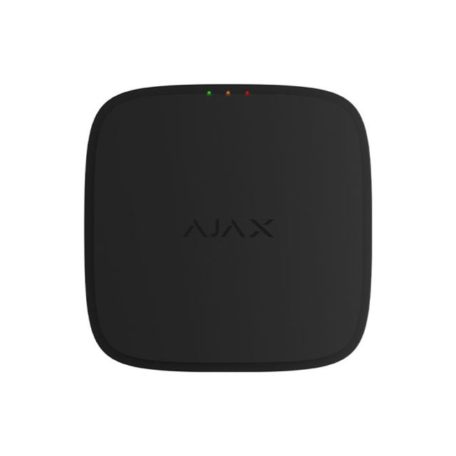 Detector de fum wireless adresabil Ajax FireProtect, EN54, 868.0 - 922.0 MHz, tamper, negru