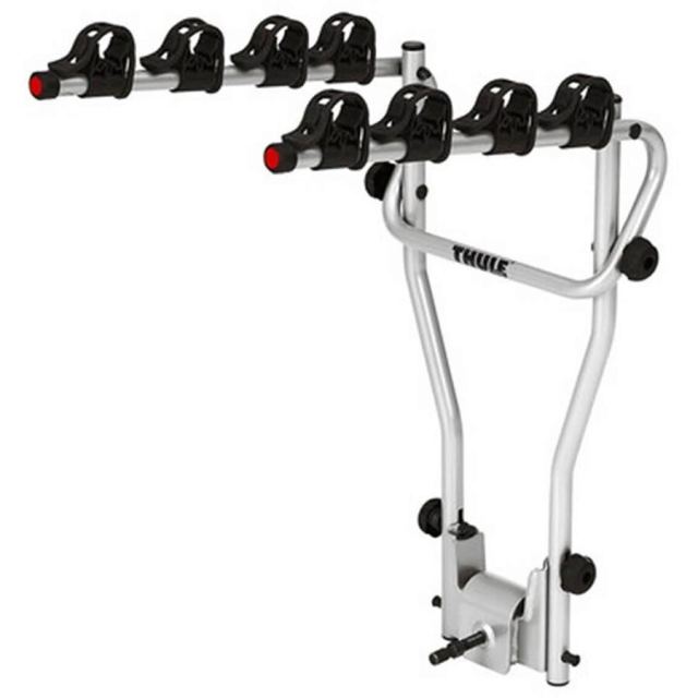 Thule Suport pentru 4 biciclete, Thule HangOn 9708 cu prindere pe carligul de remorcare, Gri