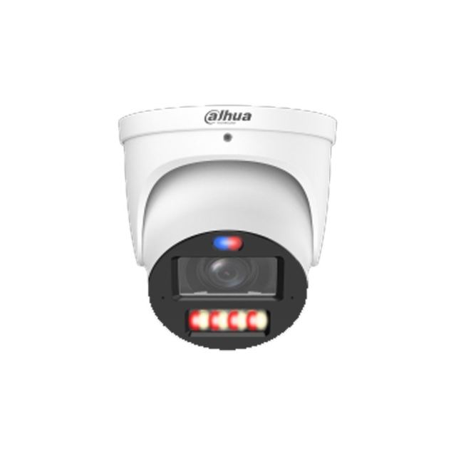 Camera supraveghere IP Dome motorizata cu iluminare duala Dahua WizSense IPC-HDW3449H-ZAS-PV-PRO, 4 MP, 2.7-12 mm, IR/Lumina alba 50 m, alarma sonora si luminoasa, microfon dublu, difuzor, AI, slot card, PoE+