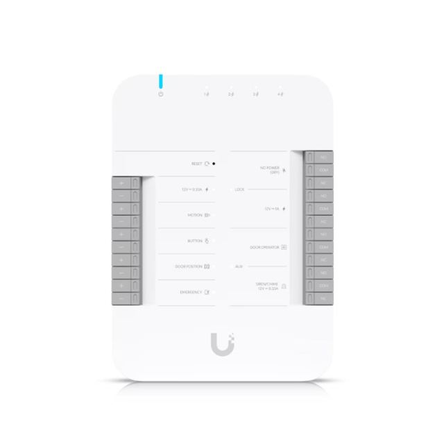 Unitate centrala control acces Ubiquiti UA-HUB-DOOR, 1 usa, 12 Vdc, 28W, UniFi Access, PoE