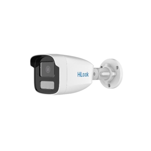 Camera supraveghere exterior IP Hybrid Light ColorVU Hikvision Hilook IPC-B449HA-LU, 2.8 mm, 4 MP, IR/Lumina alba 50 m, PoE
