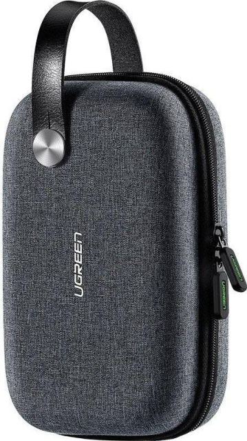 Husa hard disk extern Ugreen 2.5inch, compatibila cu cabluri, gedgaturi electronice, cosmetice (Gri)