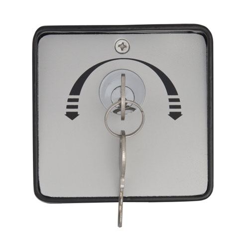 Buton cu cheie YKS-803D2, aparent, 2 chei, 2 comutatoare