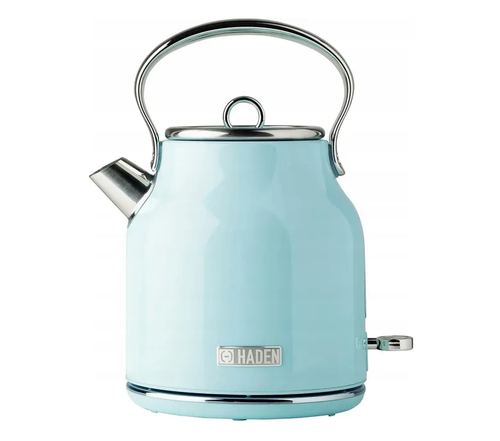 Fierbator de apa HADEN HAD209160, 1.7 l, 3000 W, Filtru inclus, Indicator nivel apa (Turcoaz)