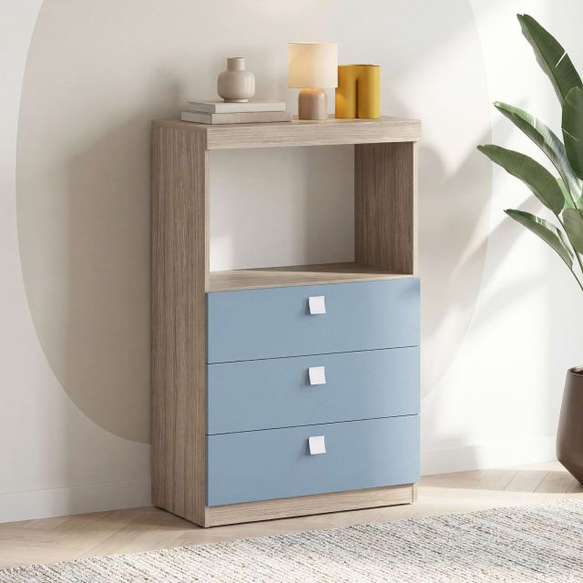 Comoda inalta LINEA, 3 sertare
